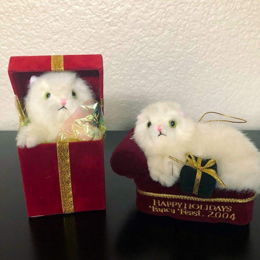 Fancy Feast Collectible Cat Christmas Ornaments